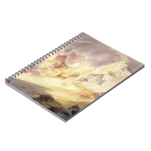 Rainbow Over Yellowstone, Moran 1900 ノートブック (左側)