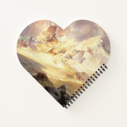 Rainbow Over Yellowstone, Moran 1900 ノートブック (裏面)