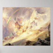 Rainbow Over Yellowstone, Moran 1900 ポスター (正面)