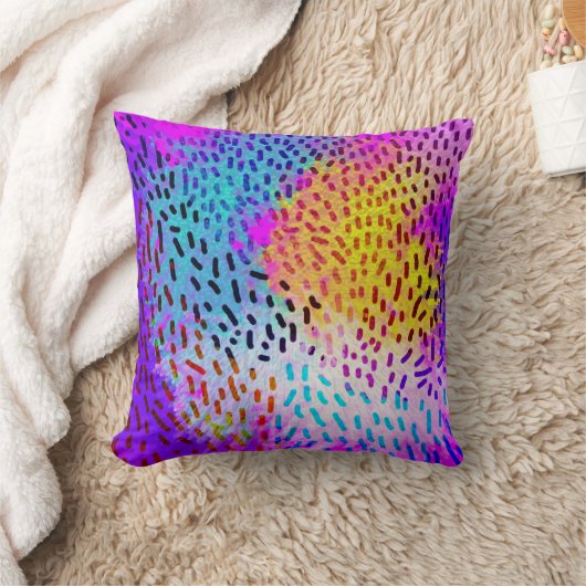 Rainbow Pattern Cushion クッション (ブランケット)