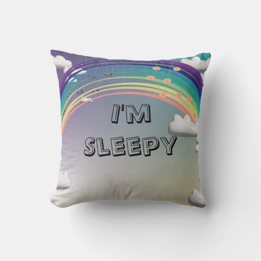 Rainbow Pillow クッション (正面)
