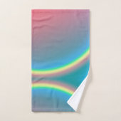 Rainbow Pink Blue Blush  バスタオルセット (ハンドタオル)