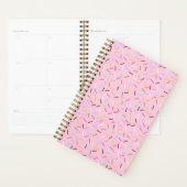 Rainbow Pink Donut Sprinkles Notebook Planner  プランナー手帳 (ディスプレー)