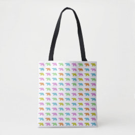 Rainbow Polar Bear Tote Bag トートバッグ