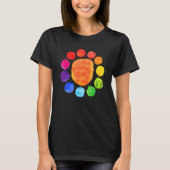 Rainbow Polka Dot September 15th International Dot Tシャツ (正面)