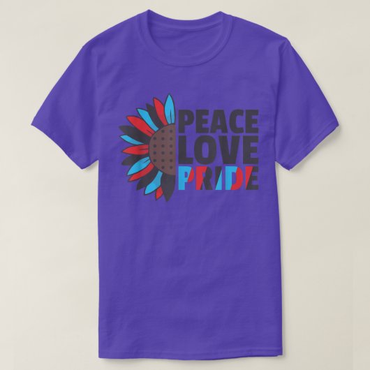 Rainbow Polyamory Flag Pride Lgbtq Sunflower Tシャツ (デザイン正面)