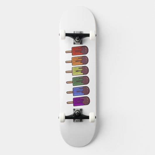 Rainbow Popsicle Parade スケートボード (正面)