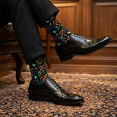 Rainbow Pride Entwined Hearts ソックス