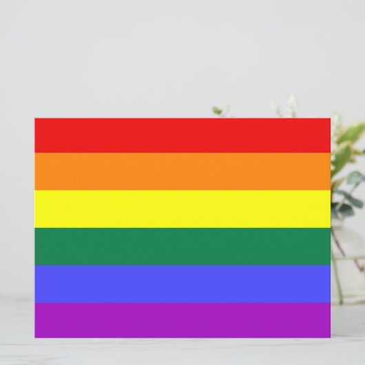 Rainbow Pride Flag Invitation 招待状 (スタンド正面)