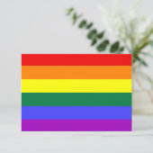 Rainbow Pride Flag Invitation 招待状 (スタンド正面)