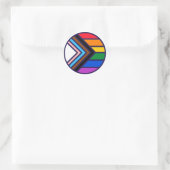 Rainbow Pride Flag LGBTQ+ ラウンドシール (バッグ)