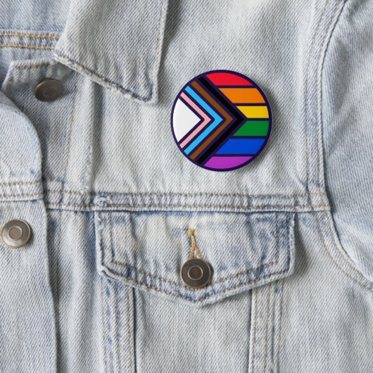 Rainbow Pride Flag LGBTQ+ 缶バッジ (インサイチュ)
