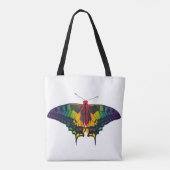 Rainbow Pride Flag Swallowtail Butterfly トートバッグ (裏面)