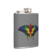 Rainbow Pride Flag Swallowtail Butterfly フラスク (右)
