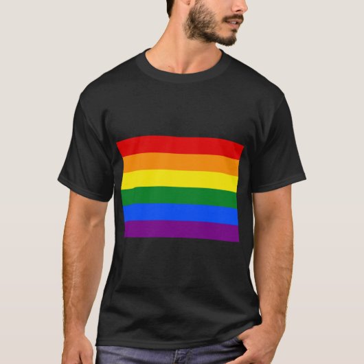 Rainbow Pride  funny Tシャツ (正面)