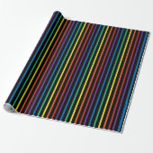Rainbow Pride Stripe Wrapping Paper ラッピングペーパー (アンロールド)