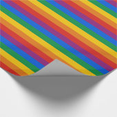 RAINBOW PRIDE STRIPES DESIGN -.png ラッピングペーパー (角)