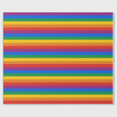 RAINBOW PRIDE STRIPES DESIGN -.png ラッピングペーパー (フラット)