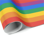 RAINBOW PRIDE STRIPES DESIGN -.png ラッピングペーパー (ロールコーナー)