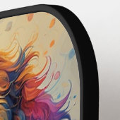 Rainbow Puppy ピックルボールラケット (左詳細)