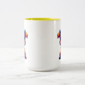 Rainbow Puppy Mug ツートーンマグカップ (中央)
