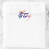 Rainbow Purim Label ラウンドシール (バッグ)