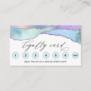 *～* Rainbow QRロゴリワードありがとうございましたロイヤリティカード ロイヤリティカード