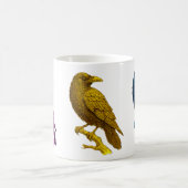 Rainbow Raven Mug Art コーヒーマグカップ (中央)