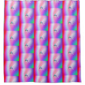 Rainbow Reflections シャワーカーテン (正面)