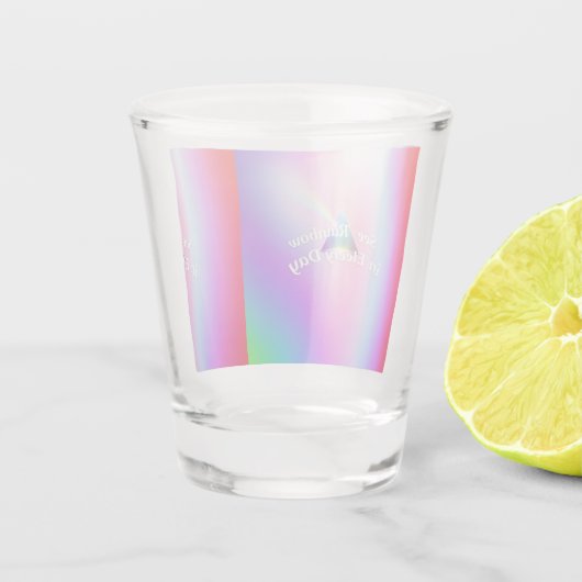Rainbow Reflections ショットグラス (裏面)