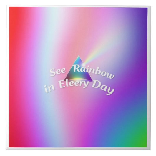 Rainbow Reflections タイル (正面)