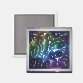 Rainbow Ripple's Acid Liquid Post-it Note マグネット (正面/裏面)