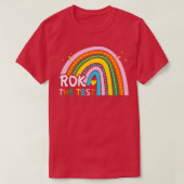 Rainbow Rock The Test Exam Testing Day Student Tea Tシャツ (デザイン正面)