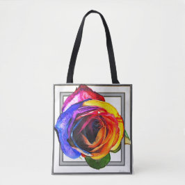 Rainbow Rose   トートバッグ