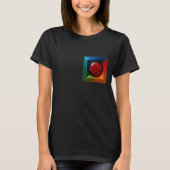 Rainbow Rose Cube Tシャツ (正面)