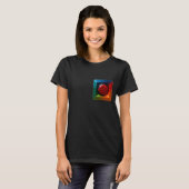 Rainbow Rose Cube Tシャツ (正面フル)