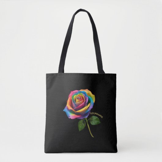 Rainbow Rose-Tote トートバッグ (正面)