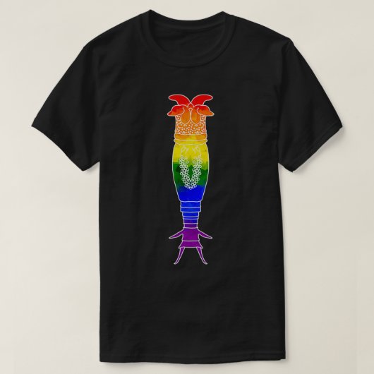 Rainbow Rotifer Tシャツ (デザイン正面)