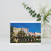 Rainbow Row Charleston, SC ポストカード (スタンド正面)