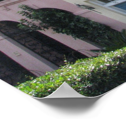 Rainbow Row Houses, Charleston SC Poster ポスター (角)