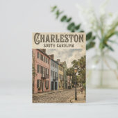 Rainbow Row USA ポストカード (スタンド正面)