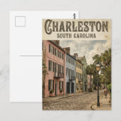 Rainbow Row USA ポストカード (正面/裏面)