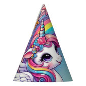 Rainbow Royalty Unicorns パーティーハット (左)