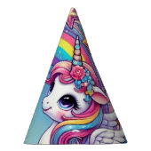 Rainbow Royalty Unicorns パーティーハット (右)