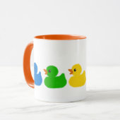 Rainbow Rubber Ducks マグカップ (正面左)