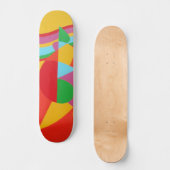 Rainbow Rush Abstract Skateboard スケートボード (正面)