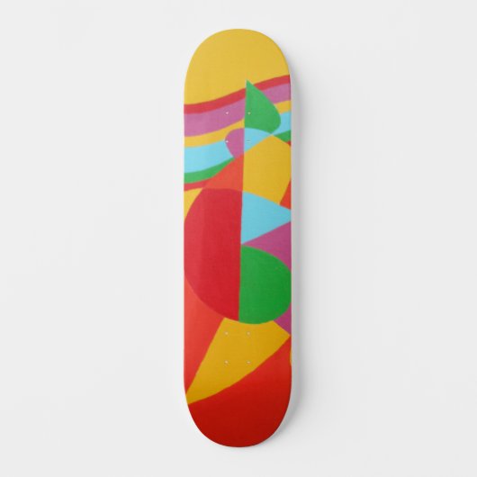 Rainbow Rush Abstract Skateboard スケートボード (正面)