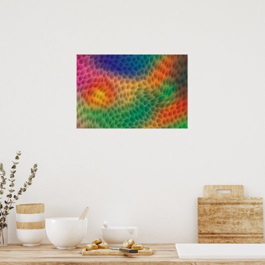 Rainbow Scales poster ポスター (キッチン)