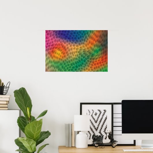 Rainbow Scales poster ポスター (ホームオフィス)