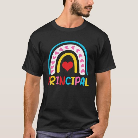 Rainbow School Principal Tシャツ (正面)